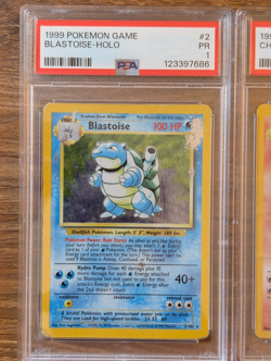 3X 1999 Pokemon Base PSA 1 Charizard 4 Blastoise 2 Venusaur 15 Holo Sequential - Image 2