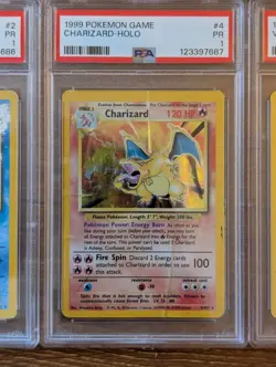 3X 1999 Pokemon Base PSA 1 Charizard 4 Blastoise 2 Venusaur 15 Holo Sequential - Image 3