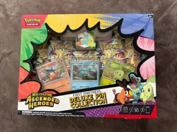 Pokemon TCG Ascended Heroes First Partners Deluxe Pin Collection Box New/ Sealed - Image 1