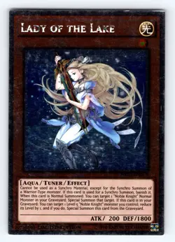 Yugioh Lady of the Lake NKRT-EN013 Platinum Rare - NM 💎 - Image 1