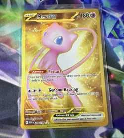 Mew ex 193/165 SV Scarlet & Violet 151 Ultra Rare Full Art Holo Pokemon Card - Image 1