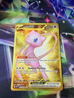 Mew ex 193/165 SV Scarlet & Violet 151 Ultra Rare Full Art Holo Pokemon Card - Image 3