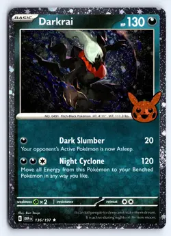 Darkrai (Cosmos Holo) 136/197 Holo Miscellaneous Cards & Products Pokemon NM - Image 1