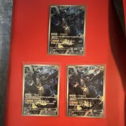 Pokemon TCG Zekrom 055/053 Full Art Holo 3-Card Lot 1 English 2 Japanese - Image 1