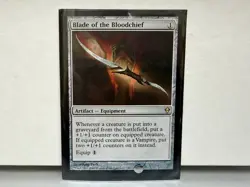 Magic the Gathering Card MTG Rare Blade of the Bloodchief Zendikar LP - Image 1