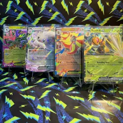 LOT of 4 Pokemon TCG Chaos Rising Double Rare Holofoil ex Card NM - Image 1