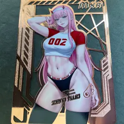 Maiden Party Series #5 Metal Serial Number Card #005/200! Goddess Story Zero Two - Image 1