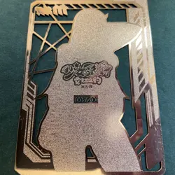 Maiden Party Series #5 Metal Serial Number Card #005/200! Goddess Story Zero Two - Image 3