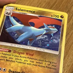 Salamence 106/168 Celestial Storm Cosmos Holo Promo Swirl Pokemon Card NM - Image 2