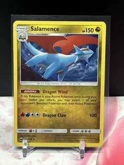 Salamence 106/168 Cosmos Holo Rare Promo Celestial Storm SM Pokemon Card NM - Image 1