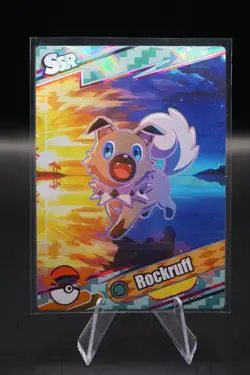 Rockruff PM-SSR No. 001 SSR Holo- Eif Origin 4.0 Non-TCG Pokemon Card - - Image 1