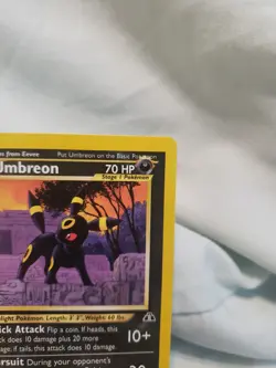 Pokemon Umbreon Neo Discovery Rare 32/75 2001 Stage 1 70 HP Nintendo Card - Image 4