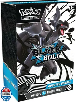 Pokemon TCG Scarlet and Violet 10.5 Black Bolt Booster Bundle Set - Image 1