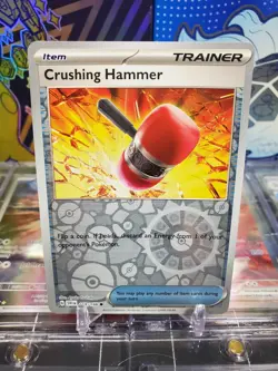 Crushing Hammer 168/198 Reverse Holo Common Pokemon TCG Scarlet & Violet Base - Image 1