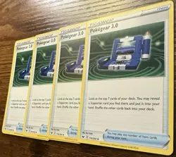 Pokegear 3.0 174/202 Swsh01: Sword & Shield Non-holo Pokemon TCG Playset (X4) - Image 2