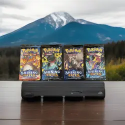4 New Pokemon Shining Fates Booster Packs Factory Sealed Full Art Set Charizard+ - Image 1