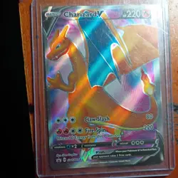 2020 POKEMON CHAMPIONS PATH ELITE TRAINER BGS 10 SWSH050 CHARIZARD V HOLO 9a - Image 1