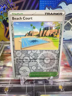 Beach Court 167/198 Reverse Holo Uncommon Pokemon TCG Scarlet & Violet Base Set - Image 1
