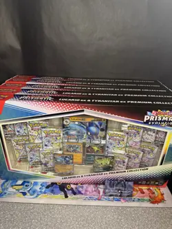 (Lot of 5) Pokemon Lucario & Tyranitar Ex Premium Collection Prismatic Evolution - Image 1