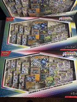(Lot of 5) Pokemon Lucario & Tyranitar Ex Premium Collection Prismatic Evolution - Image 3