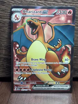 Charizard EX 183/165 Scarlet & Violet 151 English Holo Full Art Pokemon TCG NM - Image 1