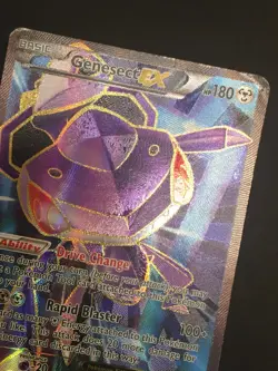 Pokemon TCG Genesect EX Full Art 120/124 Fates Collide Rare Holo Damaged HP - Image 3
