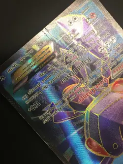 Pokemon TCG Genesect EX Full Art 120/124 Fates Collide Rare Holo Damaged HP - Image 4