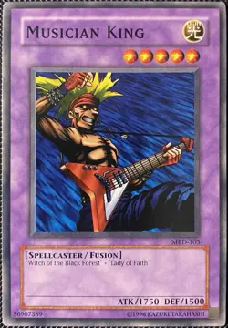 Musician King MRD-103 Metal Raiders-Unlimited Ed - Yugioh Card - Image 1
