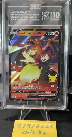 Tag 10 Lance's Charizard V SWSH133 SWSH: Sword & Shield Promo Cards Holo - Image 4