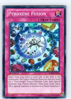 Yu-Gi-Oh TCG Pyroxene Fusion HA06-EN028 1st Edition Super Rare Card NM - Image 1
