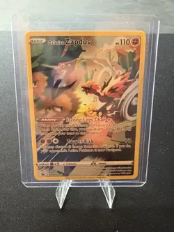 Galarian Zapdos SWSH283 Full Art Black Star Promo Card (NM) - Image 1