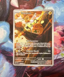 Pokemon TCG Dedenne 093/088 Illustration Rare IR Perfect Order - Image 1