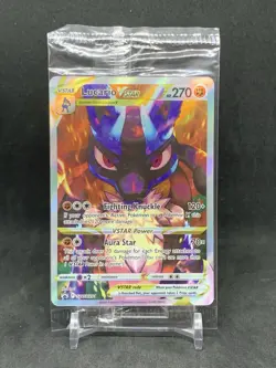 Lucario VSTAR SWSH291 Crown Zenith ETB Black Star Promo Sealed Pokemon TCG Card - Image 1