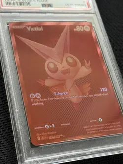 VICTINI #171 BLACK BOLT 2025 POKEMON BLK EN BLACK WHITE RARE PSA 9 MINT - Image 3