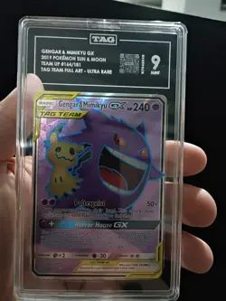 Pokemon Company Pokemon TCG Gengar & Mimikyu GX 164/181 Team Up Full Art Ultra … - Image 1