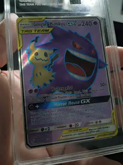 Pokemon Company Pokemon TCG Gengar & Mimikyu GX 164/181 Team Up Full Art Ultra … - Image 2