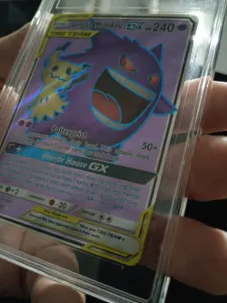 Pokemon Company Pokemon TCG Gengar & Mimikyu GX 164/181 Team Up Full Art Ultra … - Image 3