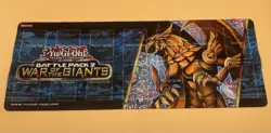 Yugioh Set of All 3 Battle Pack 2 War of the Giants Playmats!! Slifer Obelisk Ra - Image 2