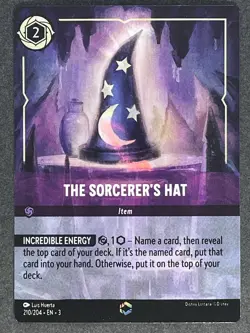 Disney Lorcana: Into the Inklands The Sorcerer's Hat (Alternate Art) #210/204 - Image 1