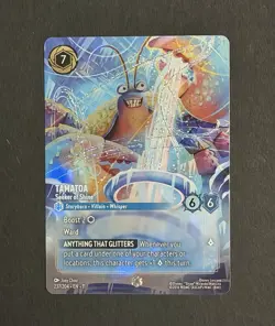 Disney Lorcana Tamatoa Seeker of Shine 237/204 ENCHANTED Foil Secret Rare NM - Image 1