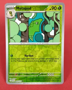 Pokemon Card Metapod Journey Together Reverse Holo - 002/159 - - Image 1