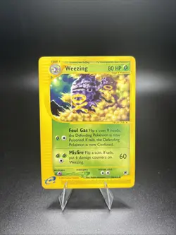 Weezing - 70/165 - Pokemon Expedition Non-Holo Rare Card NM - Image 1