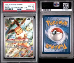 Pokemon Card Eevee SVP 173 Graded PSA 10 Slab Prismatic Evolutions ETB Promo - Image 3