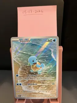 Pokemon Card Squirtle 170/165 Secret Rare Scarlet Violet Pokemon 151 Singles LP - Image 1