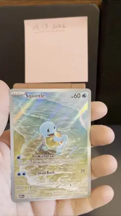 Pokemon Card Squirtle 170/165 Secret Rare Scarlet Violet Pokemon 151 Singles LP - Image 2