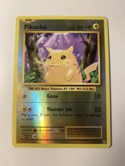 2016 Pikachu Basic LV.12 Holo Rare Pokemon Card - Image 1