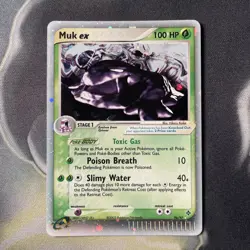 Pokemon TCG Muk EX Dragon Holo Card 96/97 EX Dragon Rare - NM - Image 1