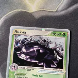 Pokemon TCG Muk EX Dragon Holo Card 96/97 EX Dragon Rare - NM - Image 2