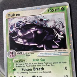 Pokemon TCG Muk EX Dragon Holo Card 96/97 EX Dragon Rare - NM - Image 4