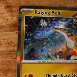 111/142 RAGING BOLT | RARE HOLO | STELLAR CROWN POKEMON CARD - Image 2